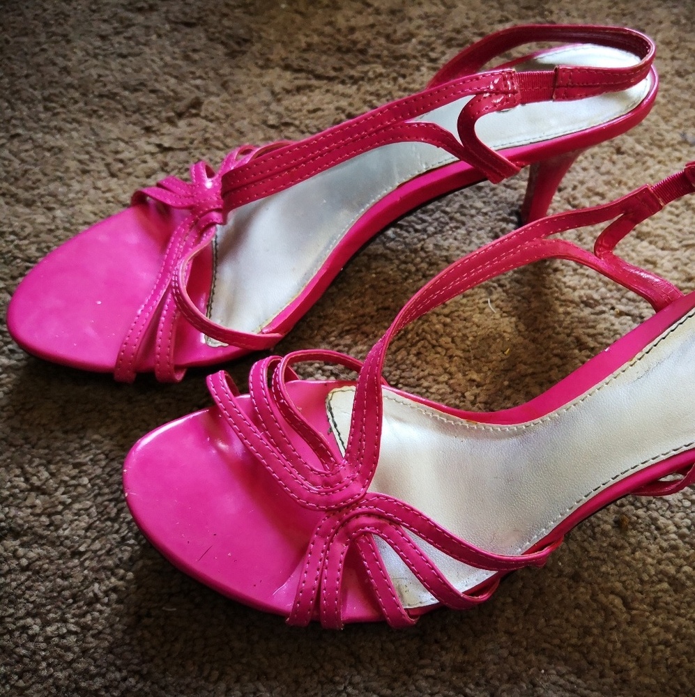 Hot pink Cato heels